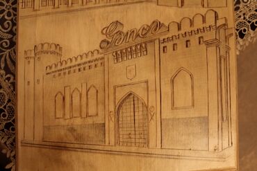 Nərdlər: Xüsusi hazırlanmış Əl işi/ Suvinerlik Nərd. Qədim Gəncənin atributları — 4