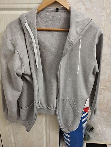 sweatshirt: Svitşot, M, rəng - Boz — 1