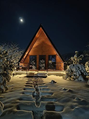 Посуточная аренда домов: 60 м², 2 комнаты, Утепленный, Теплый пол, Балкон застеклен — 16