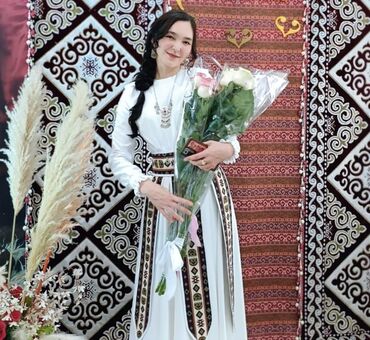 кружевное свадебное платье: Улуттук кийим, Аял, 42 (S)