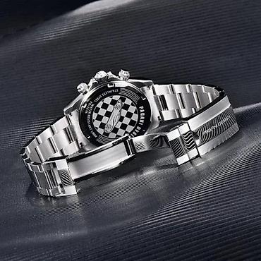 Ručni satovi: PAGANI DESIGN PD-1676 -40mm- Bela -Rolex Daytona Paul Newman Potpuno — 6