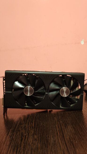 кронштейн для видеокарты: Videokart Sapphire Radeon RX 580, 8 GB, İşlənmiş
