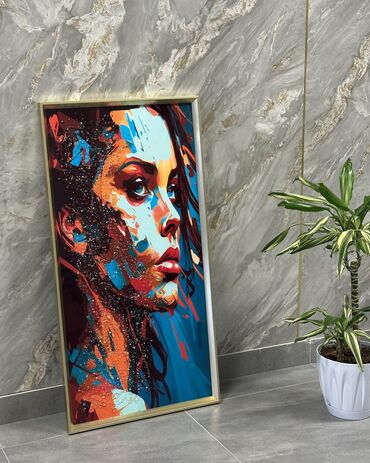 Şəkillər, tablolar: Üzəri epoksid boya ilə örtülmüş, canlı və parlaq görünüşə sahib olan — 27