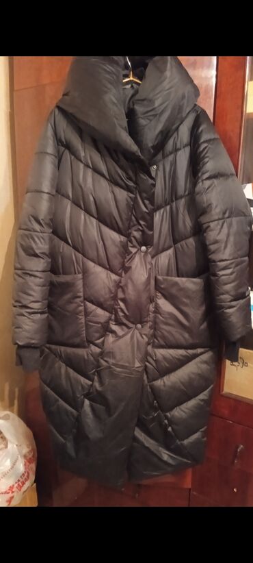 теплые зимние куртки: Пуховик, 4XL (EU 48)