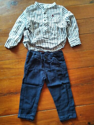 pantalone od vestacke koze: Set: Shirt, Trousers, 86