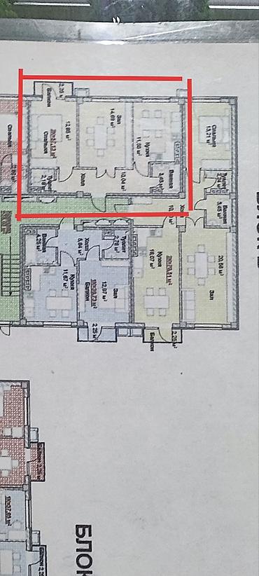 Продажа квартир: 2 комнаты, 60 м², Элитка, 4 этаж, ПСО (под самоотделку) at lalafo.kg — 12 Продажа квартир: 2 комнаты, 60 м², Элитка, 4 этаж, ПСО (под самоотделку) — 12