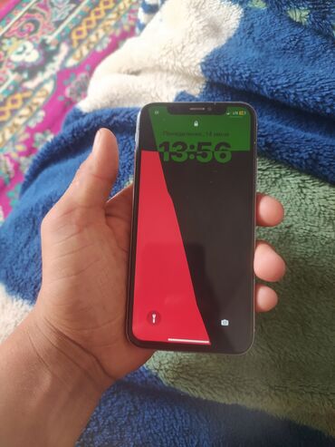 купить ipod touch 7: IPhone X, Колдонулган, 64 ГБ, Ак, Заряддоочу түзүлүш, Каптама, 100 %
