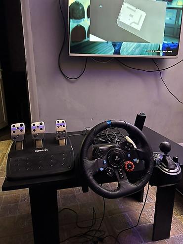 logitech shifter: Logitech G29 sükan dəsti – sükan, 3 pedallı blok və ayrıca sürət qolu — 1