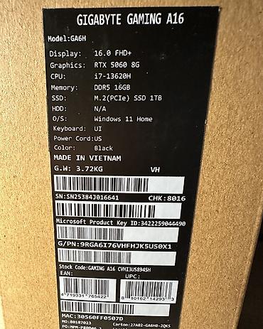 Ноутбуки и аксессуары: Игровой, Новый, Intel Core i7, ОЗУ, RAM: 16 ГБ — 8
