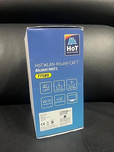 Modemi, ruteri i mrežni uređaji: Alcatel HoT WLAN Router CAT 7 (model HH72) - 4G LTE CAT 7 ruter za — 7