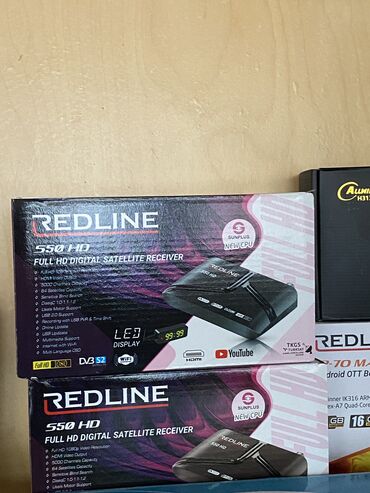 kabel tv: Redline s50 tv qəbuledici antena azəri türk kanallar yığılı