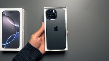 телефоны poko: IPhone 16 Pro Max, Black Titanium, Коробка