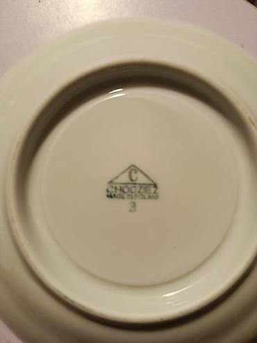 laminat polşa: Çay dəsti, rəng - Narıncı, Farfor, Bohemia, 6 nəfərlik, Polşa — 2