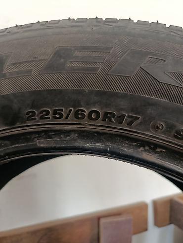 60: Шины 225 / 60 / R 17, Лето, Б/у, 1 шт, Внедорожные (АТ/МТ), Япония, Bridgestone — 1