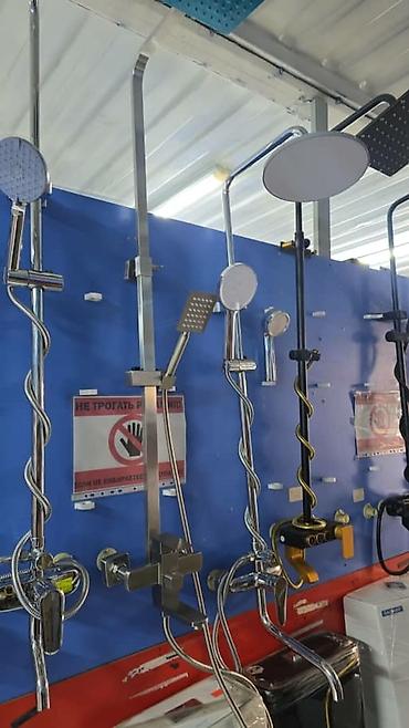 Смесители для раковин: Смеситель для ванной комнаты с высоким изливом в матовом черном цвете — 23