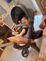 toxunma uşaq koftaları: 2-i 1-də araba, Cins: Oğlan, Yaş: <1 ay