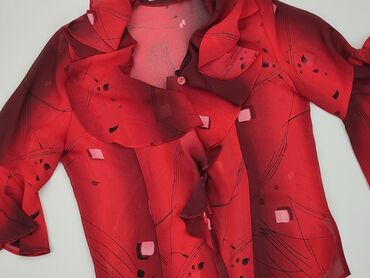 eleganckie czerwone bluzki: Blouse, XL (EU 42), condition - Very good