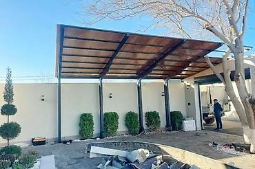 kölgelik: Metal konstruksiyalı günbəzir tipli talvar və avtopark örtüklərinin — 9