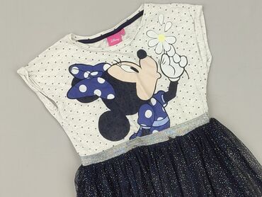 sukienka w geometryczne wzory: Sukienka, Disney, 8 lat, 122-128 cm, stan - Bardzo dobry