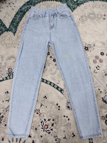 джинсовые шорты высокая талия: Трубы, Высокая талия