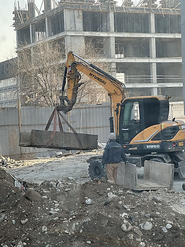 Rent out Колёсный экскаватор, 100 тонн, 0,3 м³, Почасово at lalafo.kg Rent out Колёсный экскаватор, 100 тонн, 0,3 м³, Почасово