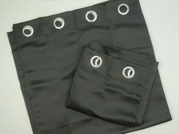 Zasłona na przelotkach – kolor czarny - Materiał: 100% poliester -