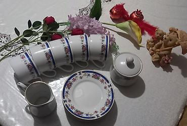 cay servisi: Çay dəsti, rəng - Yaşıl, Farfor — 3