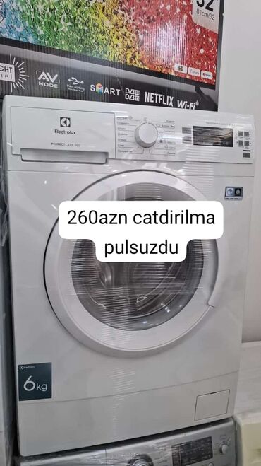 maşın qiymətləri: Paltaryuyan maşın Electrolux, 6 kq, İşlənmiş, Avtomat, Pulsuz çatdırılma