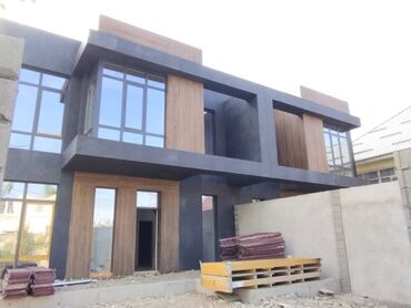 недостроенный дом бишкек: Дом, 150 м², 10 комнат, Собственник, ПСО (под самоотделку)