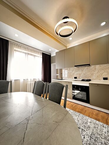 алтын казык ж м: 2 комнаты, 52 м², Элитка, 8 этаж, Евроремонт
