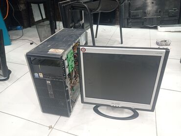 мониторы 200х200 мм: Компьютер, ядер - 2, ОЗУ 2 ГБ, Для несложных задач, Б/у