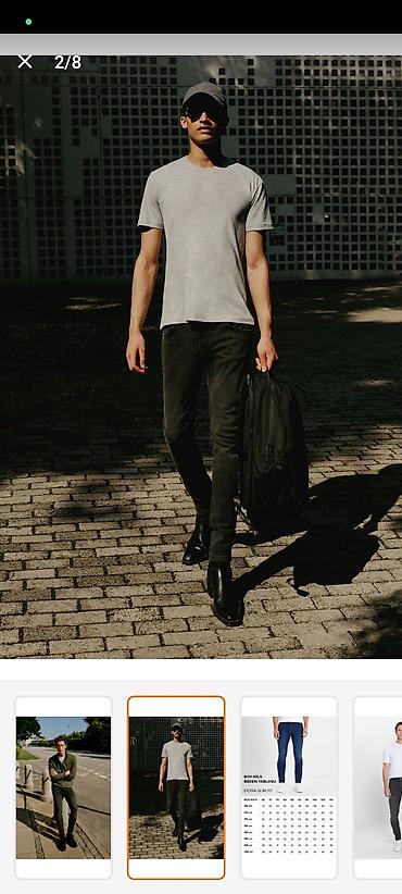 Cinslər: AC&Co / Altınyıldız Classics kişi cins şalvarı. Ölçüsü çox kiçik — 8