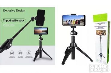 Ostali foto- i video-aksesoari: PODESIVI Bežični TRIPOD Sa Bluetooth UPRAVLJAČEM - Selfie BEŽIČNI — 5