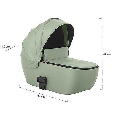 Kolica za bebe: KIKKA BOO Kolica THEA 2u1 – army green (SKU: KKB2) Komplet sadrži: - — 27