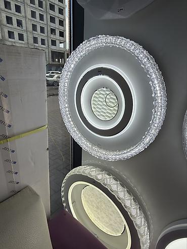 светильник для комнаты: Круглый потолочный светильник с LED-подсветкой - Современный — 1