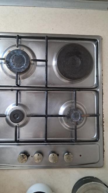 metbex peci: Dördgözlü qaz plitəsi – stolüstü/ankastr tipli, paslanmayan metal səth — 1