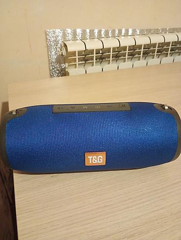 bluetoot: T&G portativ Bluetooth kolon - Rəng: mavi, toxumalı parça örtük - — 2