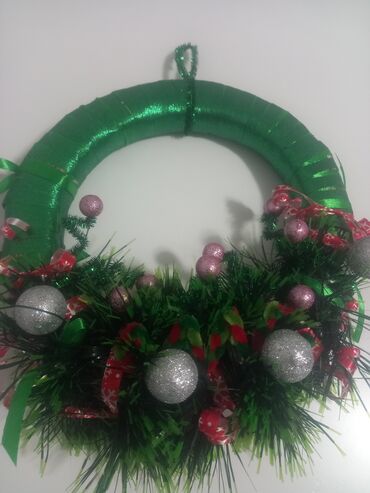 Praznična dekoracija: Venac, bоја - Šareno, Novo — 11