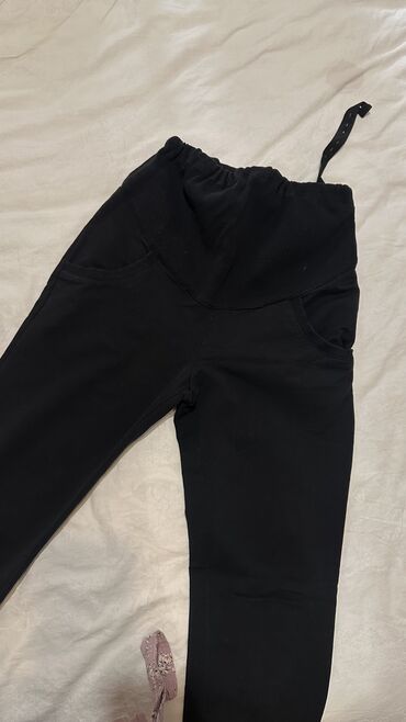 брюки для беременных: Джинсы и брюки, цвет - Черный, Б/у