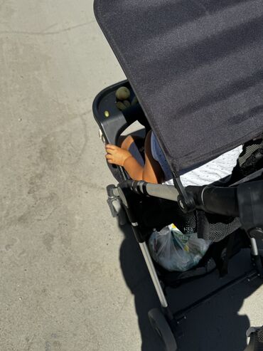 Коляски: Коляска, цвет - Черный, Б/у — 8