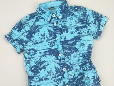 sukienka letnia w kratke: Shirt 8 years, condition - Good, pattern - Print, color - Light blue