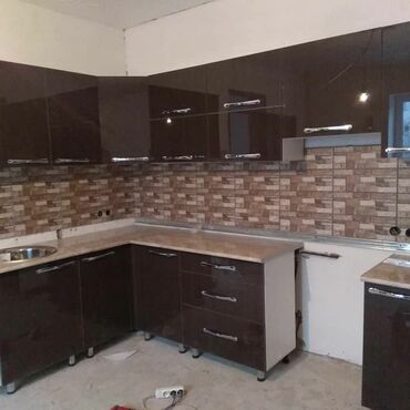 Кухонные гарнитуры: Кухонный гарнитур, Новый, цвет - Белый, МДФ, Бесплатная доставка — 17