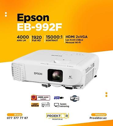 televizor satiram: Yeni Portativ Proyektor Epson, Ödənişli çatdırılma — 1