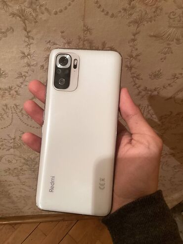 ipohne 6: Xiaomi Redmi Note 10S, 128 ГБ, цвет - Белый, 
 Сенсорный, Две SIM карты, Face ID