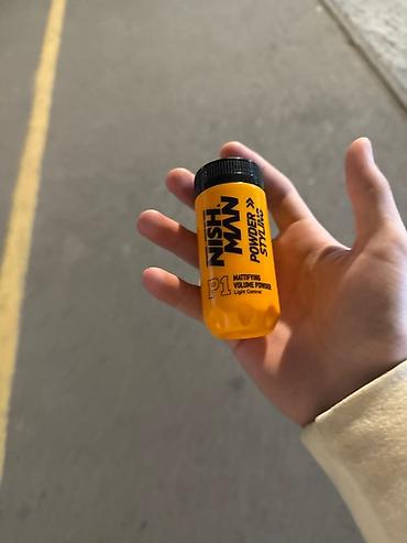 man: Пудра для укладки волос NISHMAN P1 Powder Styling - Тип: матирующая — 1