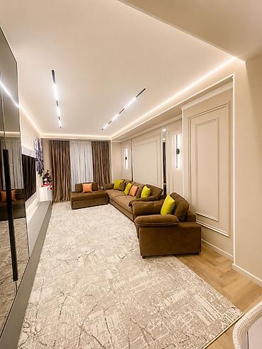 3 комнаты, 135 м², Асанбай мкр Элитка, 2 этаж, Дизайнерский ремонт