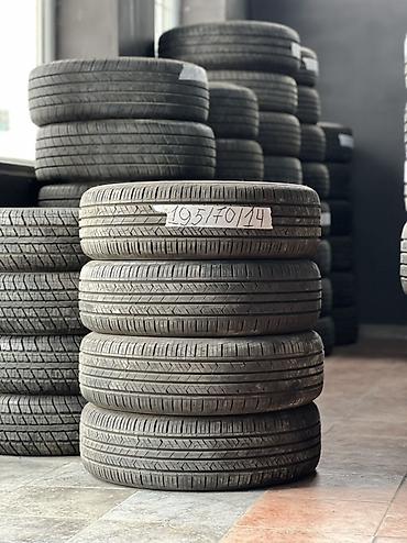 14: Летние шины Hankook Kinergy EX - Размер: 195/70 R14 (указан на фото) — 2