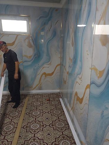 Фасадные сэндвич панели: Декоративные стеновые панели из ПВХ с установкой - Материал — 1