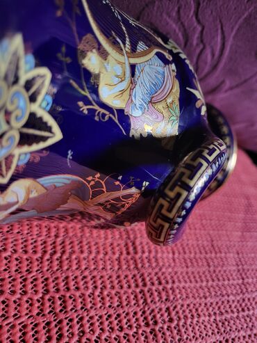 Ostali kućni dekor: Cup,vaza vintaz nov grcki,porcelanski,rucno oslikan 24 kar.zlatom — 16