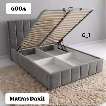 karaca home: Yeni, İkinəfərlik çarpayı, Bazalı, Matras ilə, Siyirməli — 1